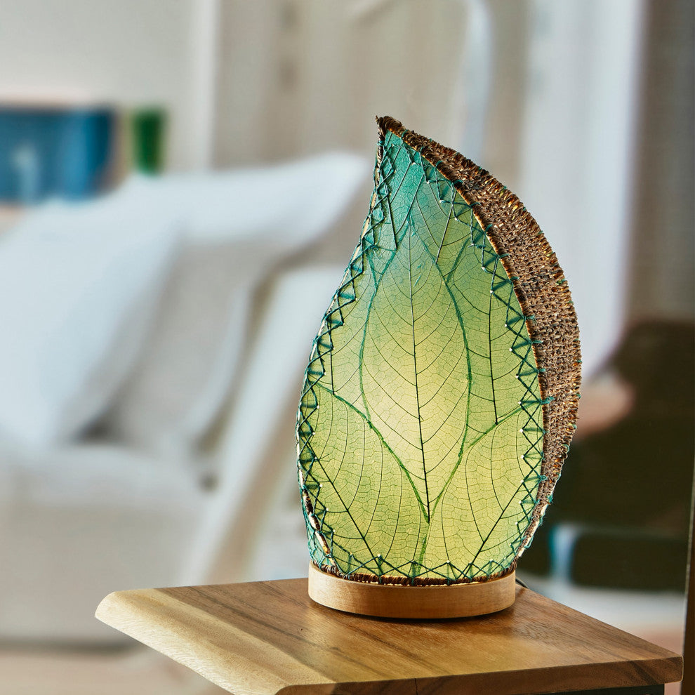 Leaflet Table Lamp Sea Blue