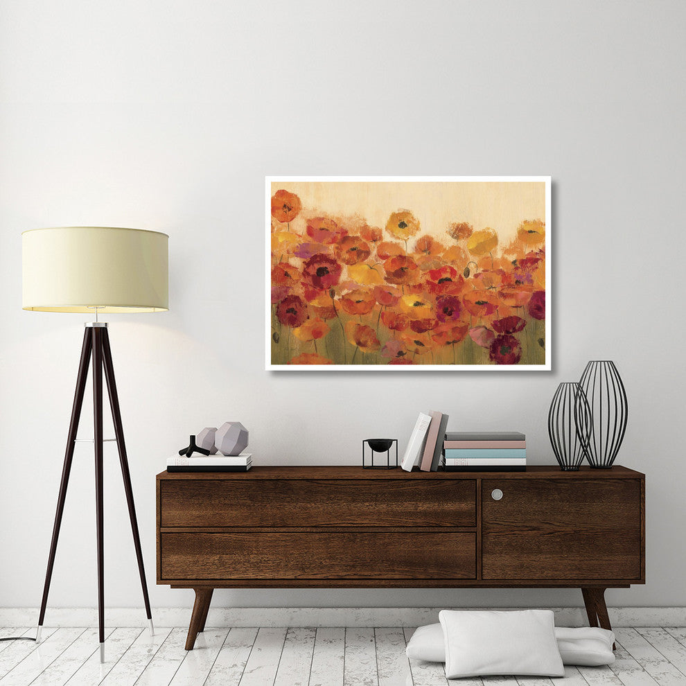 "Summer Poppies" Digital Paper Print by Silvia Vassileva, 50"x34"