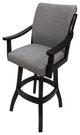 Swivel Counter 26" 30" Extra Tall 34" Wood Bar Stool - Casa Plus, Mojave Grey