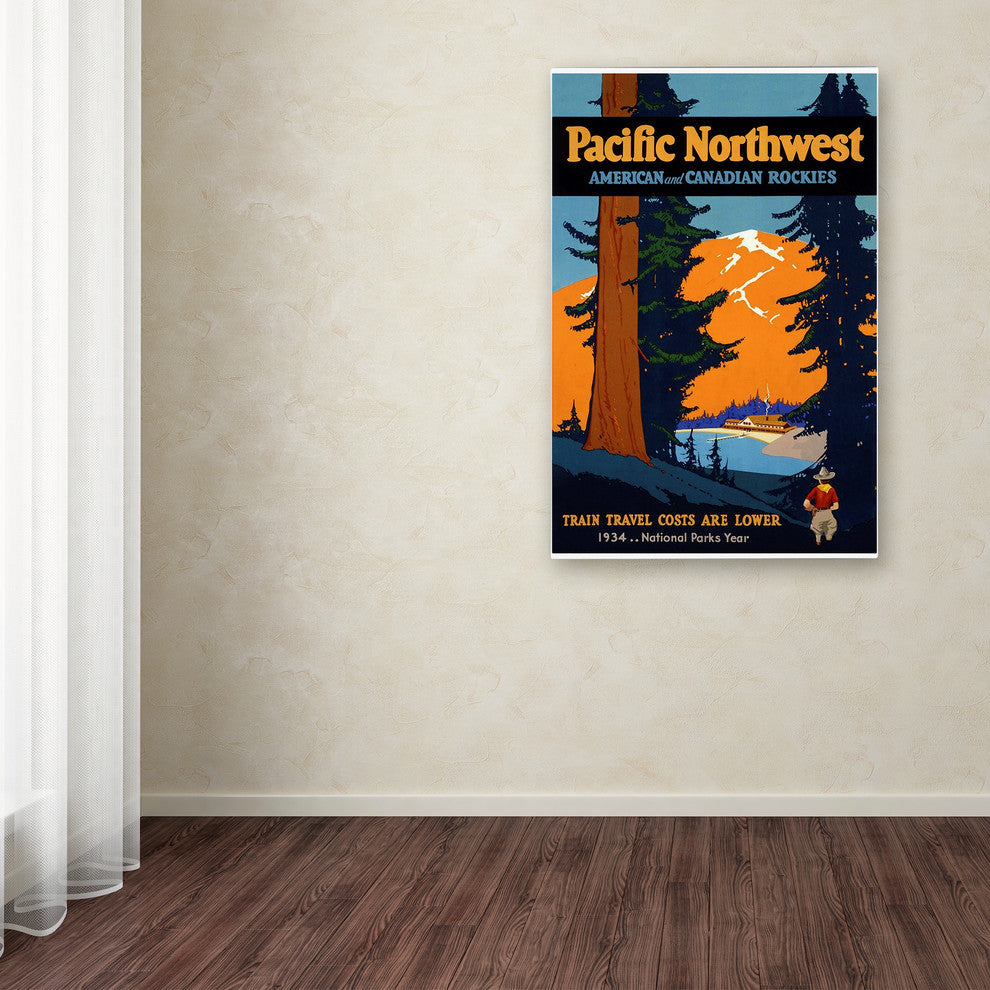 Vintage Lavoie 'Travel 55' Canvas Art, 30x47