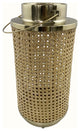 13" Gold and Cane Hurricane Candle Holder