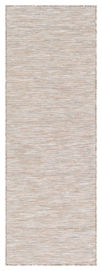Surya Pasadena PSA-2301 2'7"x12' Rug, Camel/Medium Gray/Light Gray