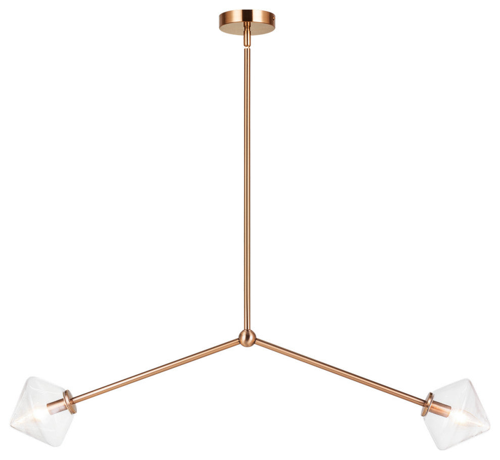 Matteo Lighting C81742AGCL Pendant, Aged Gold Brass Finish
