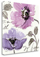 "Floral Waltz Plum I" By Pela Studio, Giclee Print on Gallery Wrap Canvas