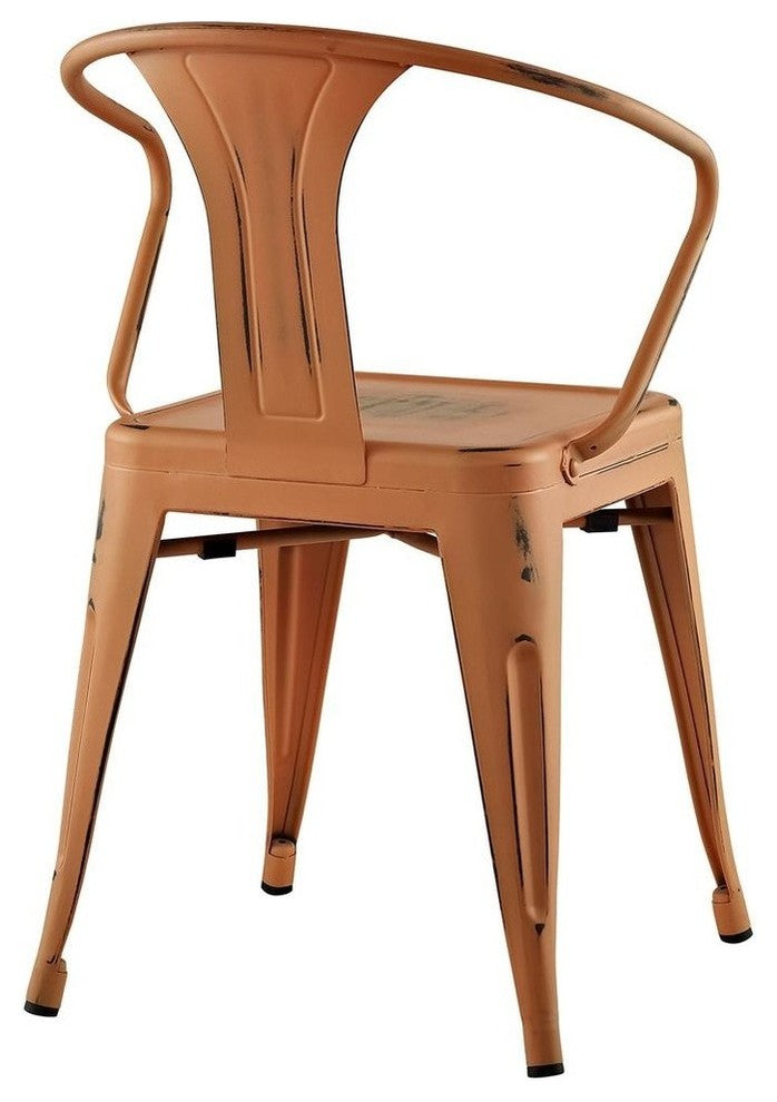 Modern Orange Promenade Dining Chair