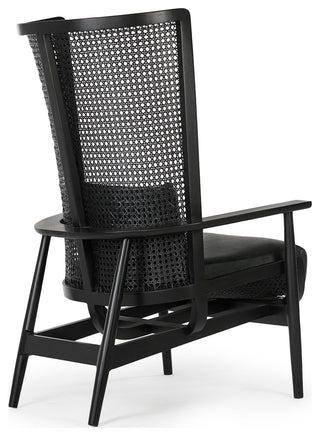 Wingman Cane Accent Chair