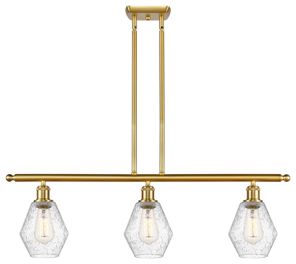 Innovations 516-3I-SG-G654-6 3-Light Island Light, Satin Gold