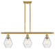 Innovations 516-3I-SG-G654-6 3-Light Island Light, Satin Gold