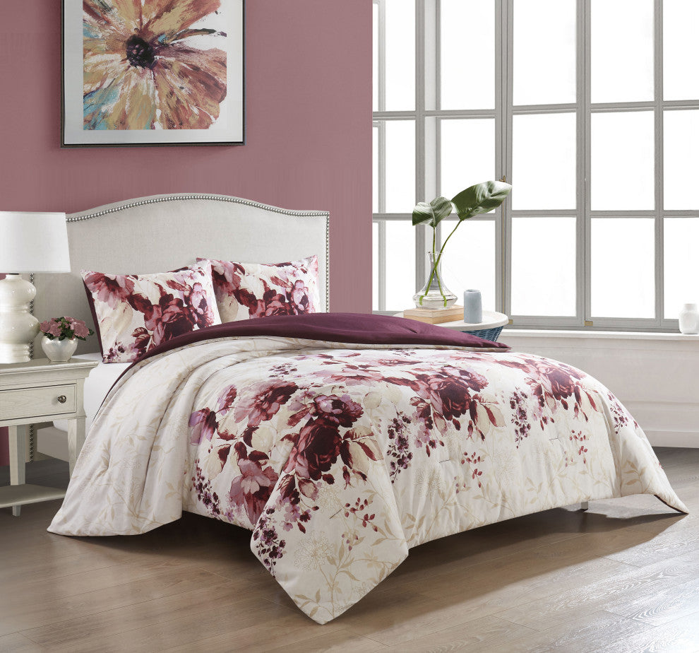 Annabella 3-Piece Comforter Set, Queen