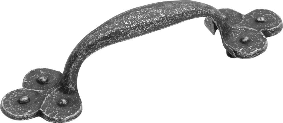 3 In. Bourbon Street Vibra Pewter Cabinet Pull, BPPA0621-VP