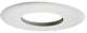 8" Open Metl Trim(R30) Recessed, White