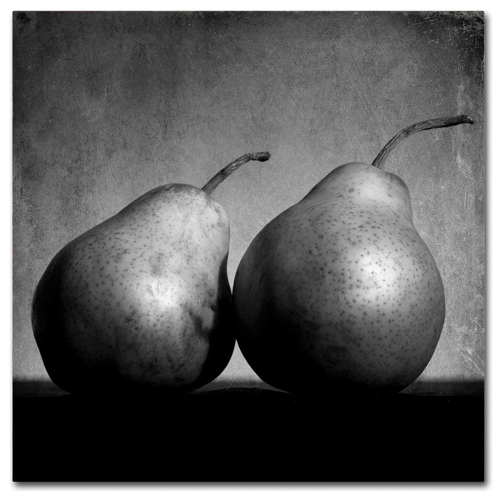 "Coqueteo Peras" Canvas Art by Moises Levy