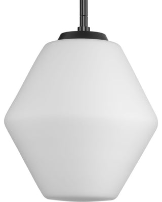 Copeland Collection One-Light Matte Black Mid-Century Modern Pendant