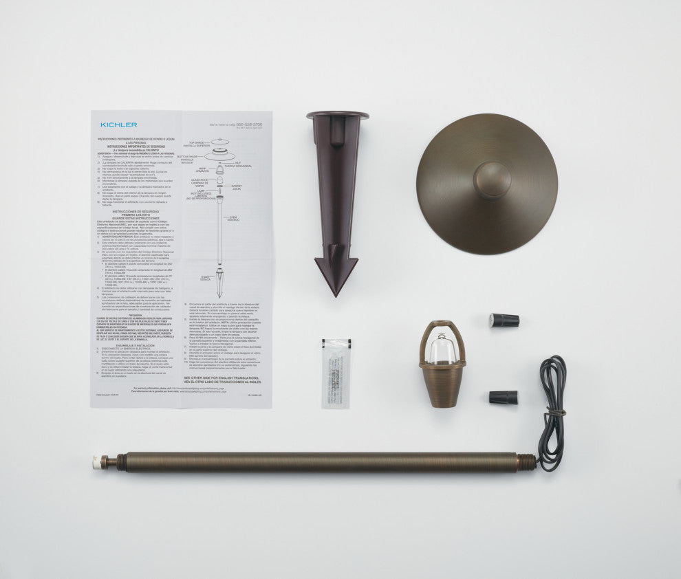 Centennial Brass 21.5" 12V Brass Path Light