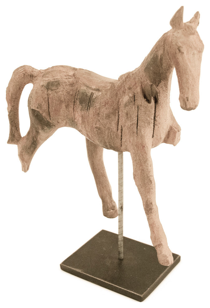 Resin Horse on Stand