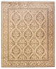 Eclectic, One-of-a-Kind Handmade Area Rug Ivory, 7'10"x9'8"