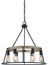 Brockton 6-Light Chandelier, Grey Ash