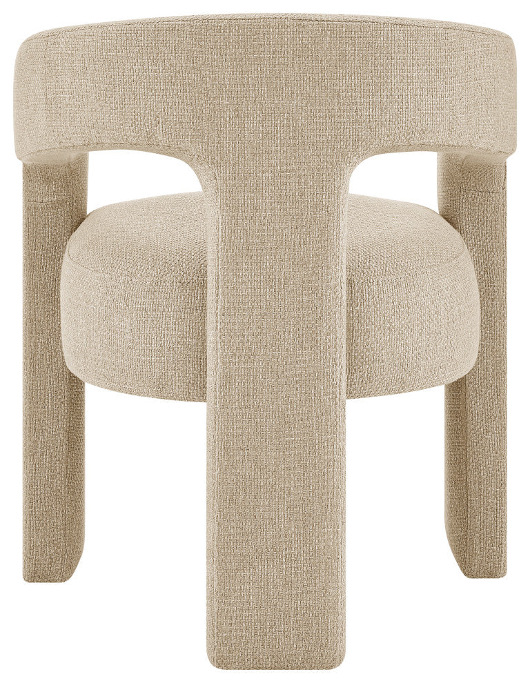Sherlyn Dining Side Chair, Barley Beige, Fabric