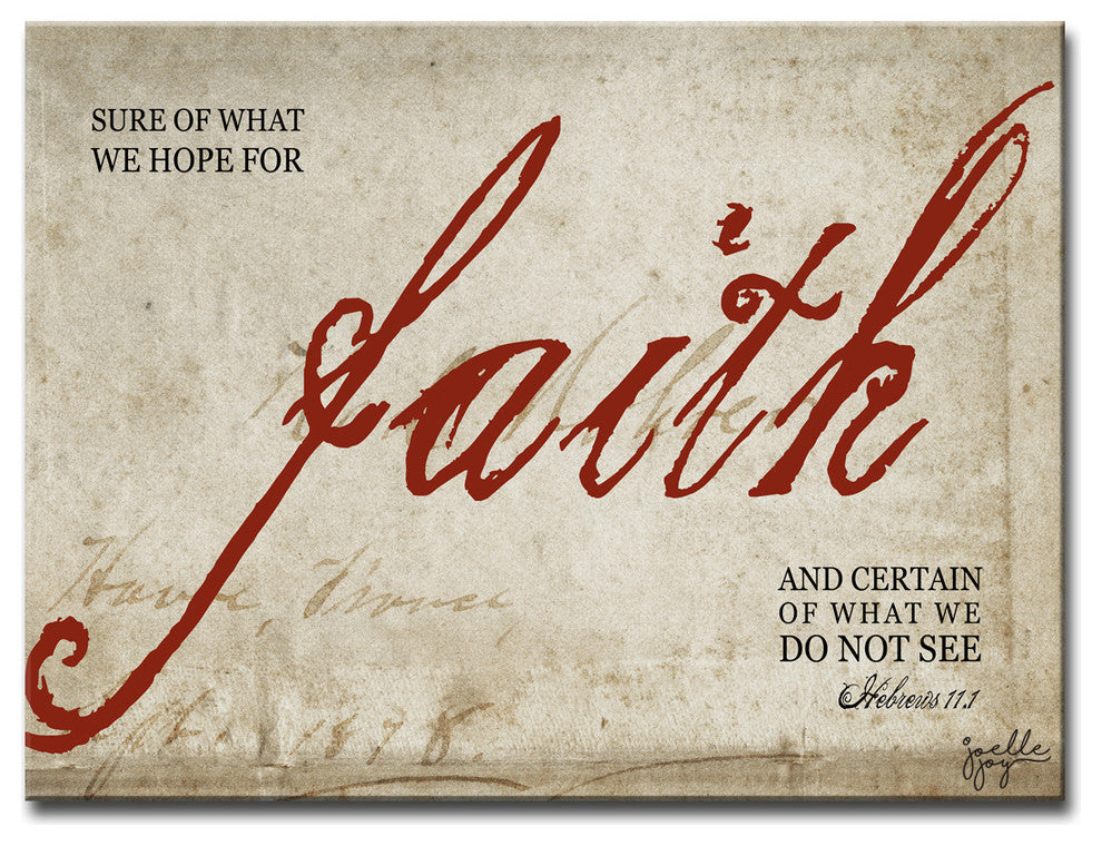 Faith'' Canvas Art Print, 16"x20"