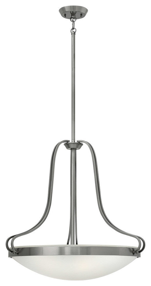 Paxton Polished Antique Nickel 4 Light Foyer Ceiling Pendant