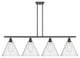 Innovations 516-4I-OB-GBC-124-LED 4 Light Island Light, Oil Rubbed Bronze