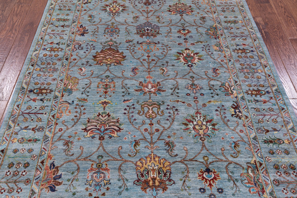 Handmade Persian Tabriz Wool Rug 5' 7" X 7' 11" Q9910