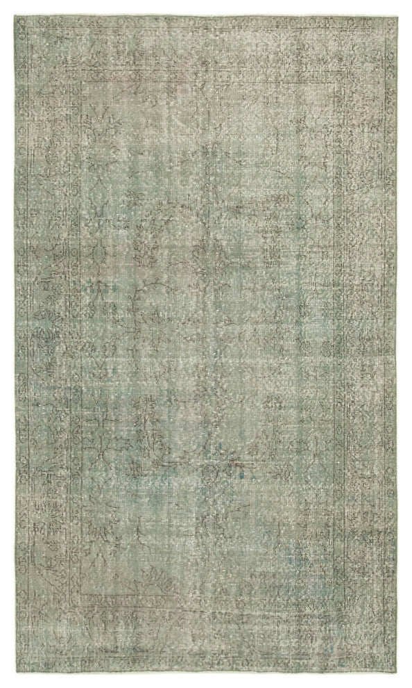 Rug N Carpet - Handmade Oriental 5' 1" x 8' 8" Faded Overdyed Area Rug
