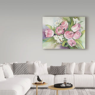 Joanne Porter 'Tulips In Spring' Canvas Art, 32"x24"