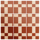 Deny Designs Vy La Cross Rust Wood Wall Mural, 3'x3'