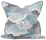 Howard Elliott Madcap Cottage Windsor Park Indigo 24" x 24" Pillow, Down Insert