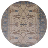 Ahgly Company Indoor Round Mid-Century Modern Area Rugs, 6' Round