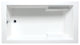 Malibu Galveston Rectangle Combo Whirlpool and Air Bathtub 60x34x22 White