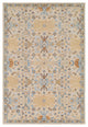 Surya Tabriz TBZ-1008 5'x7'6" Rug, Denim/Khaki/Tan/Light Gray/Medium Gray/Camel