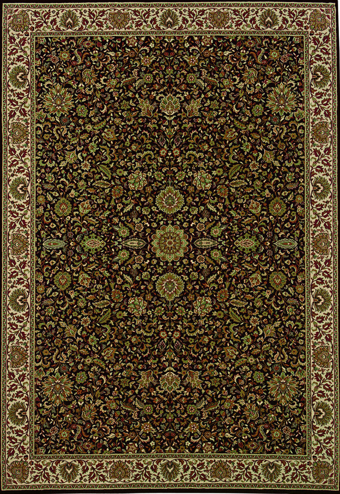 Oriental Weavers Ariana Brown/Ivory Oriental Indoor Area Rug 7'10"X11'