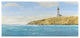"Lighthouse Seascape II II" Digital Paper Print by James Wiens, 46"x22"