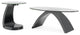 Furniture of America Pelletoni 2Pc Tempered Glass Top Coffee Table Set in Gray