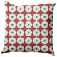 Button Up Decorative Throw Pillow, Ligonberry Red, 26"x26"