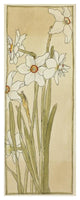 "Poet's Narcissus" Digital Paper Print by Hannah Borger Overbeck, 17"x42"