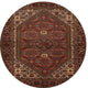 Ahgly Company Indoor Round Traditional Area Rugs, 4' Round