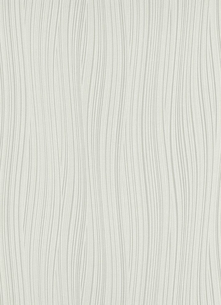 One-Seven-Five, Lavish Futuristic Harmonious White Wallpaper Roll