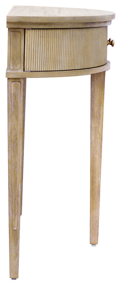 Martha Stewart Crestview Vintage Antique Storage Wood Console Table