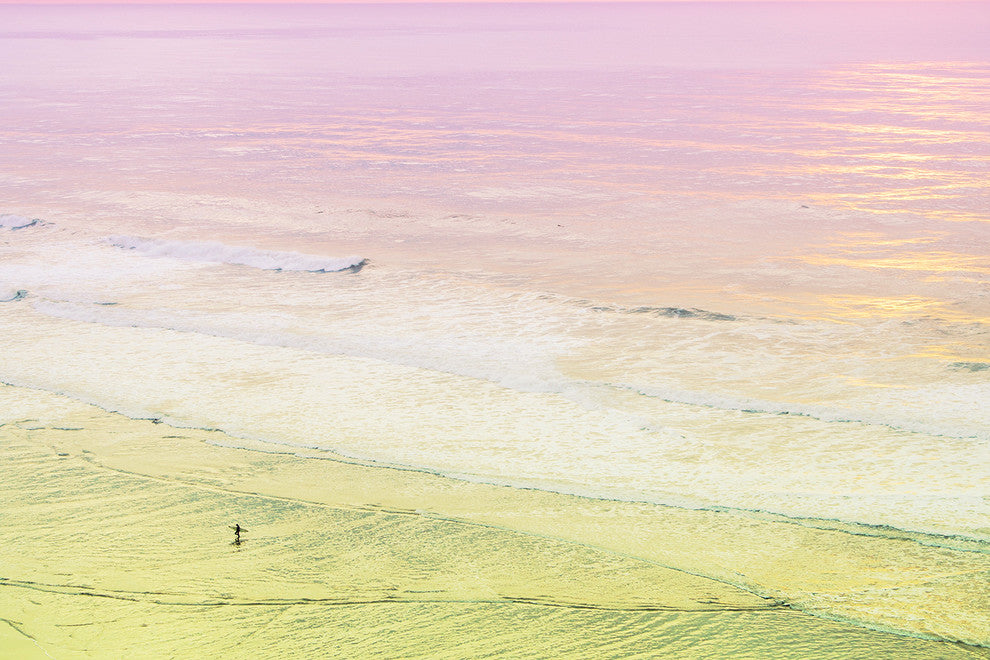 Ocean Beach Surfer, 16"x24"