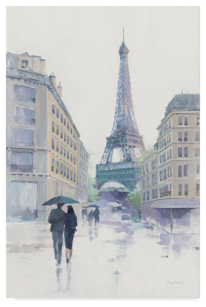 Avery Tillmon ''Walking In The Rain'' Canvas Art, 22"x32"