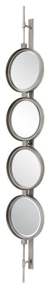 Uttermost Button Silver Mirror
