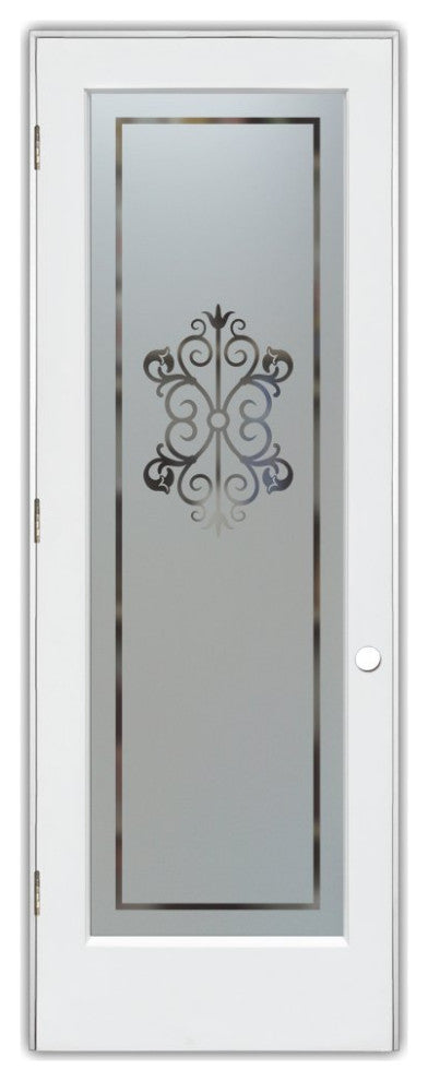 Pantry Door - Granada - Primed - 30" x 84" - Knob on Right - Pull Open
