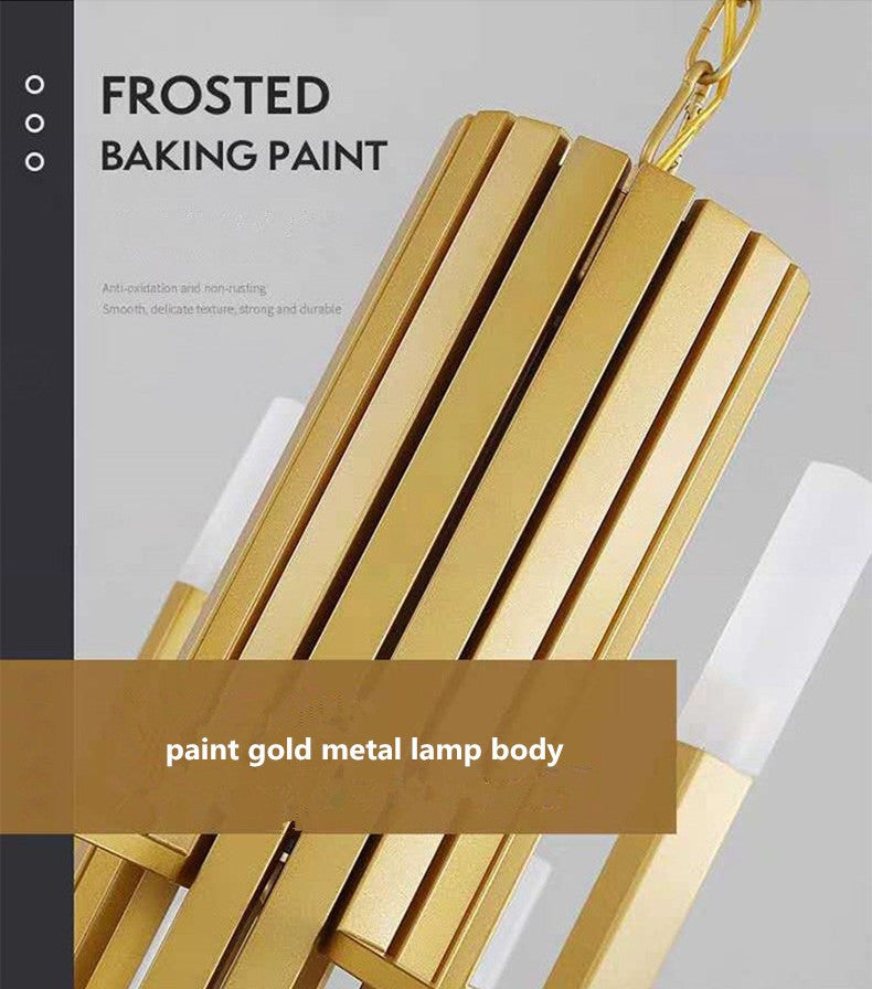 Zelbio | Gold/Black Postmodern LED Chandelier for Living Room, Black, 36 Lights - Dia102.1xh70.1cm / Dia40.2xh27.6"