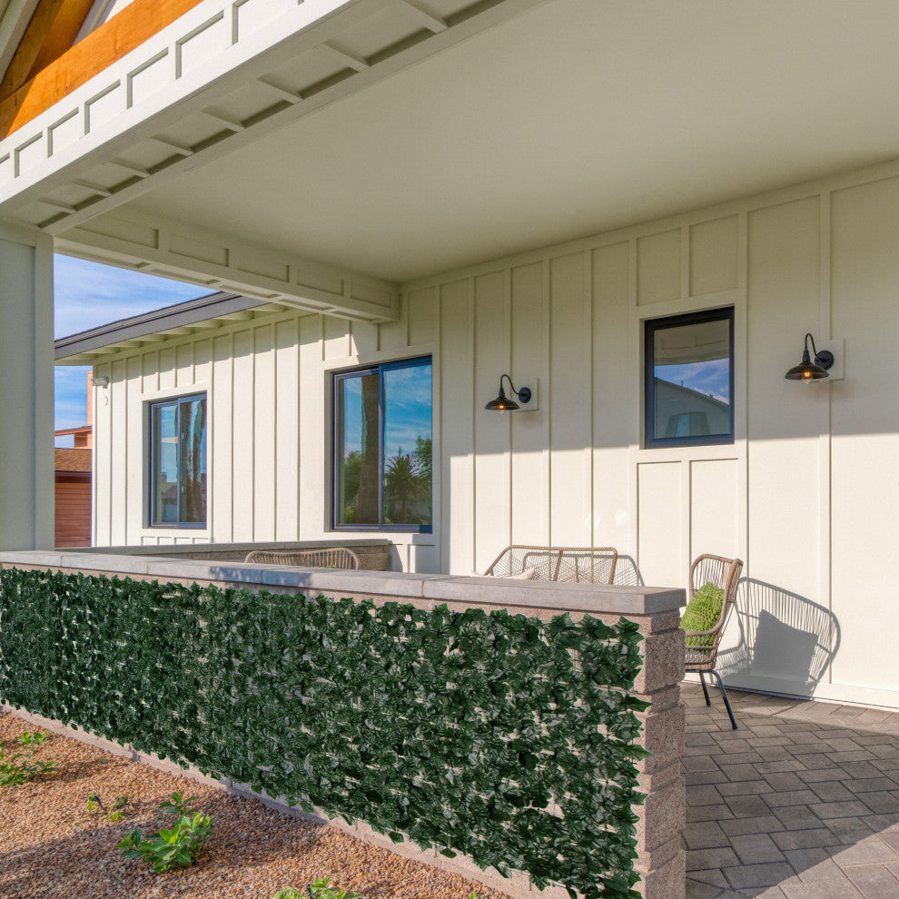 40in. x 120in. UV Resistant Artificial Ivy Privacy Fence Wall Screen