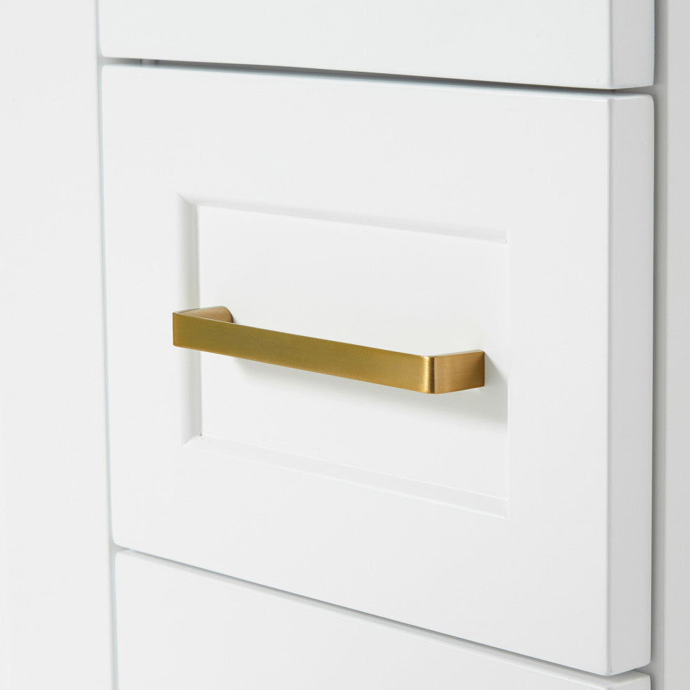 Ariel Taylor 36" Right Offset Single Rectangular Sink Bathroom Vanity