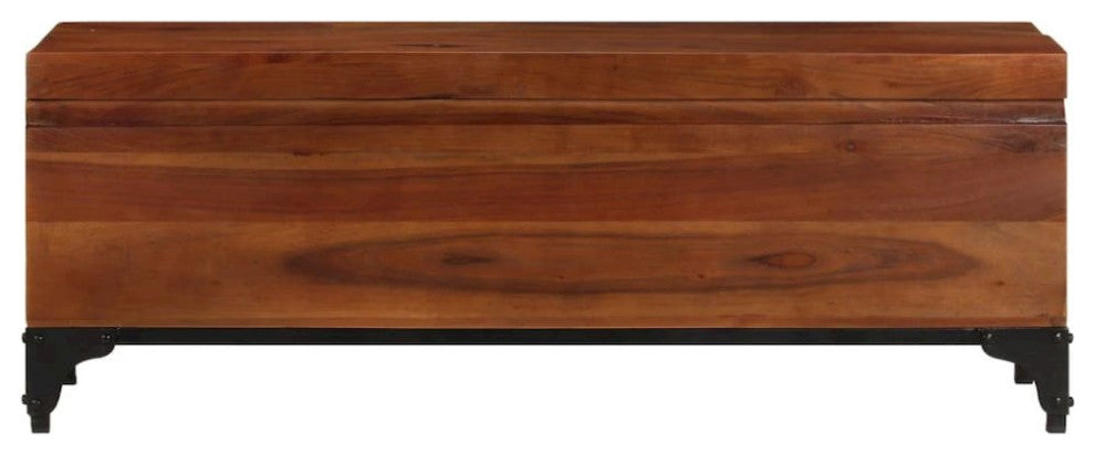 Storage Trunk 43.3X13.8X16.1 Solid Acacia Wood