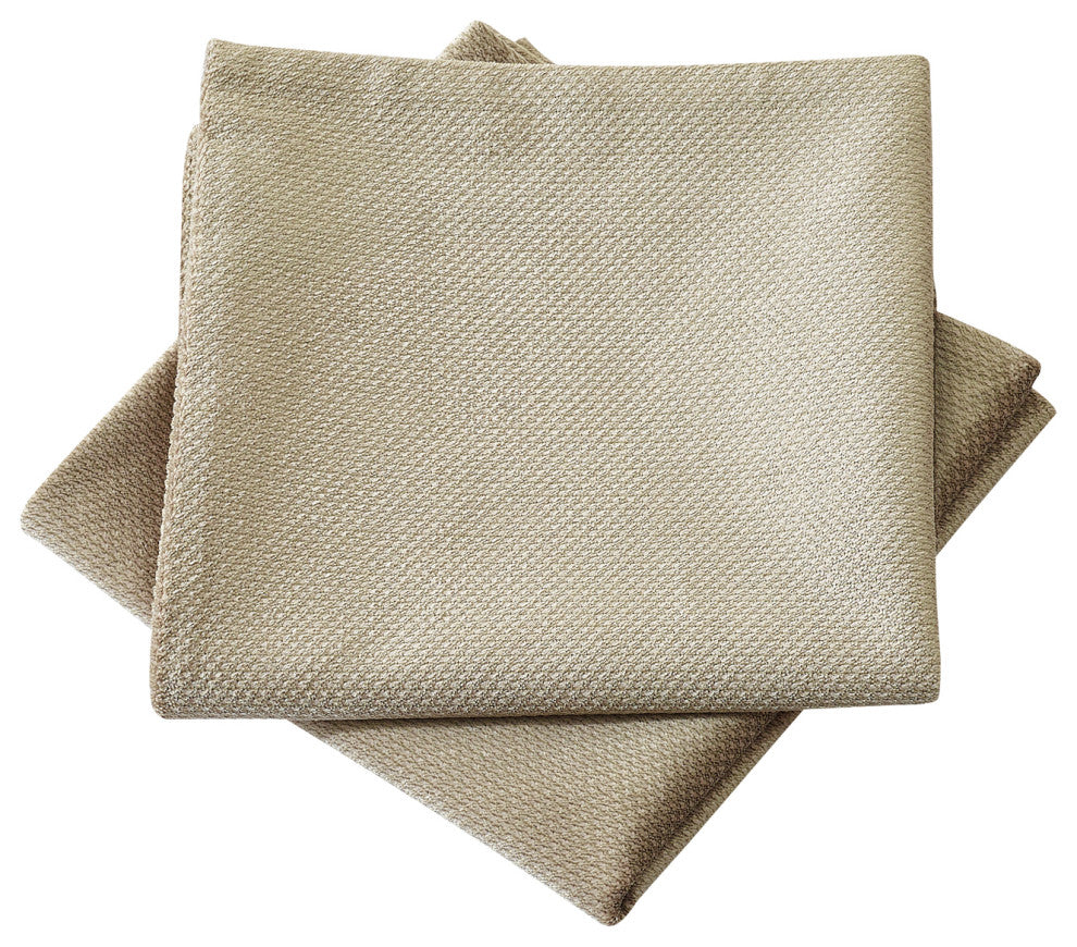 Milliken Plush Pillow Shell 2 Piece Set, Simply Taupe, 20" X 20"